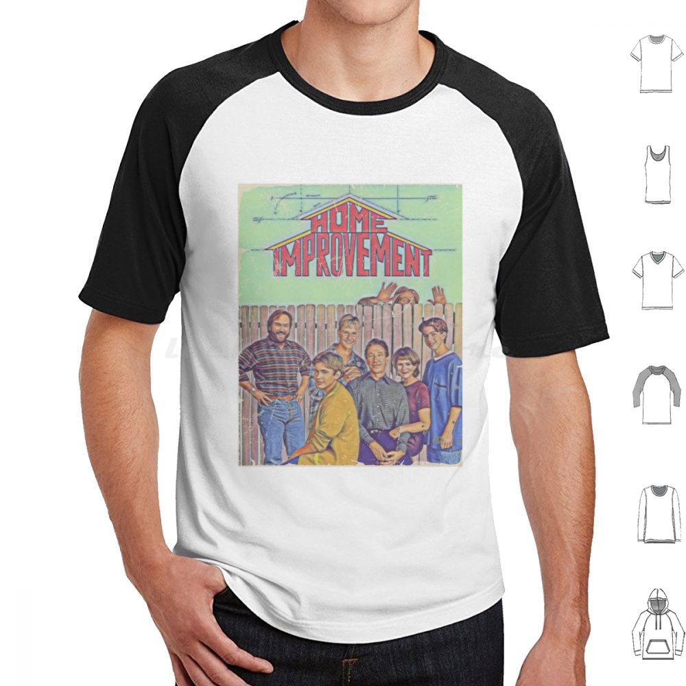 Home Improvement Shows - เสื้อยืดลายแฟนอาร์ตโฮมอินพรูว์เมนท์ ไซส์ 6XL ผ้าฝ้าย เสื้อยืดเท่ๆ โฮมอินพรูว์เมนท์
