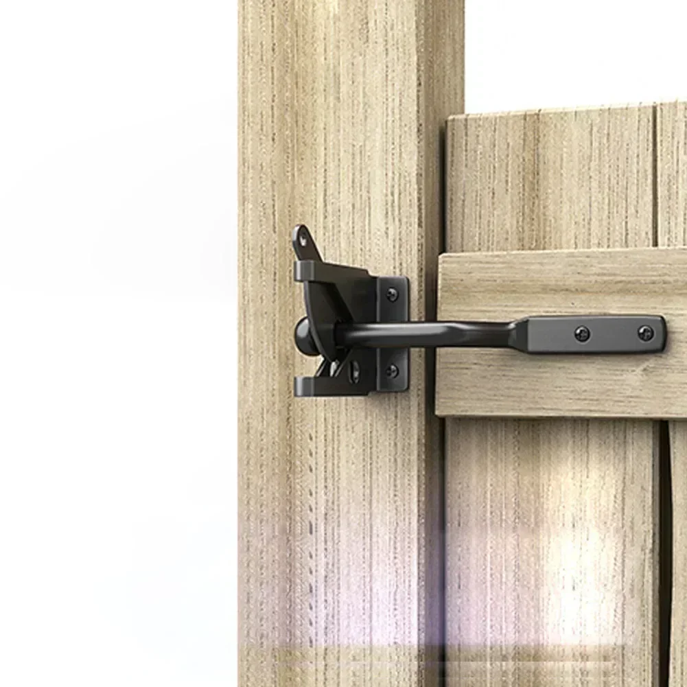 Home Improvement Fence - ตัวล็อคประตูรั้ว ตัวล็อคประตูรั้ว ตัวล็อคราวกันตกกลางแจ้ง ตัวล็อคประตูแบบหัวเข็มขัด อุปกรณ์ปรับปรุงบ้าน ตัวล็อค