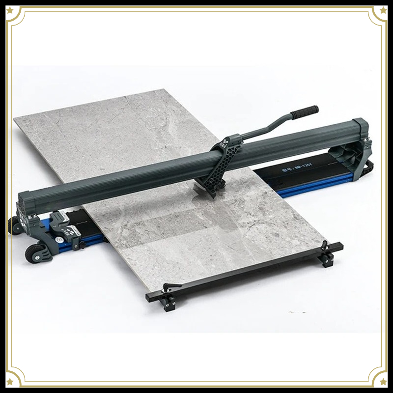 Tile Cutter Scoring - เครื่องตัดกระเบื้องแบบแมนนวลความแม่นยำสูง รางคู่แบบพกพา เครื่องมือตัดกระเบื้องเซรามิกแบบดึงมือ