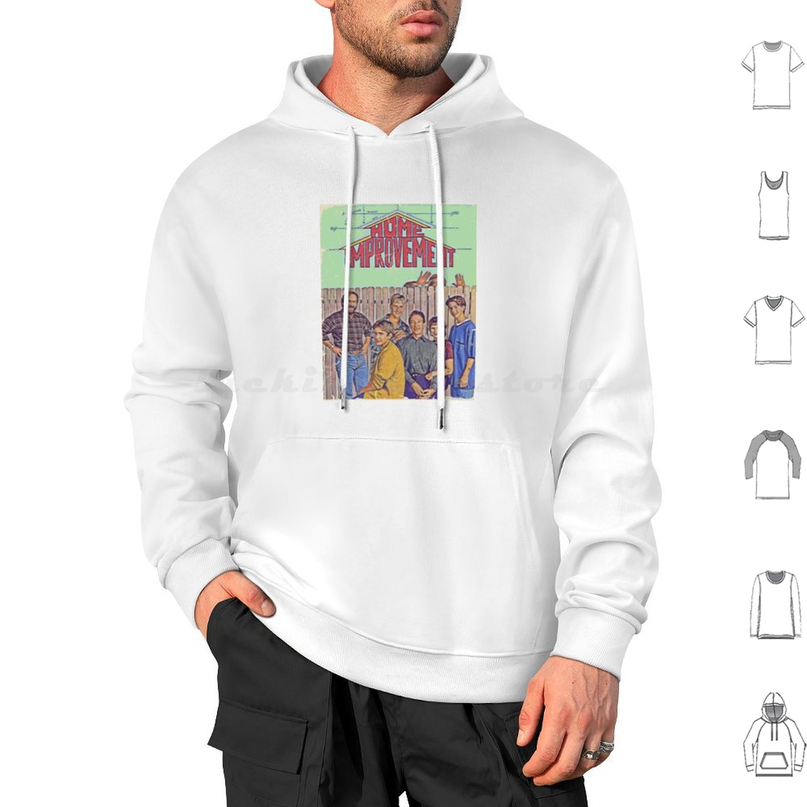 Home Improvement Shows - เสื้อฮู้ดแขนยาวลายแฟนอาร์ต Home Improvement ทิม อัลเลน คลาสสิก