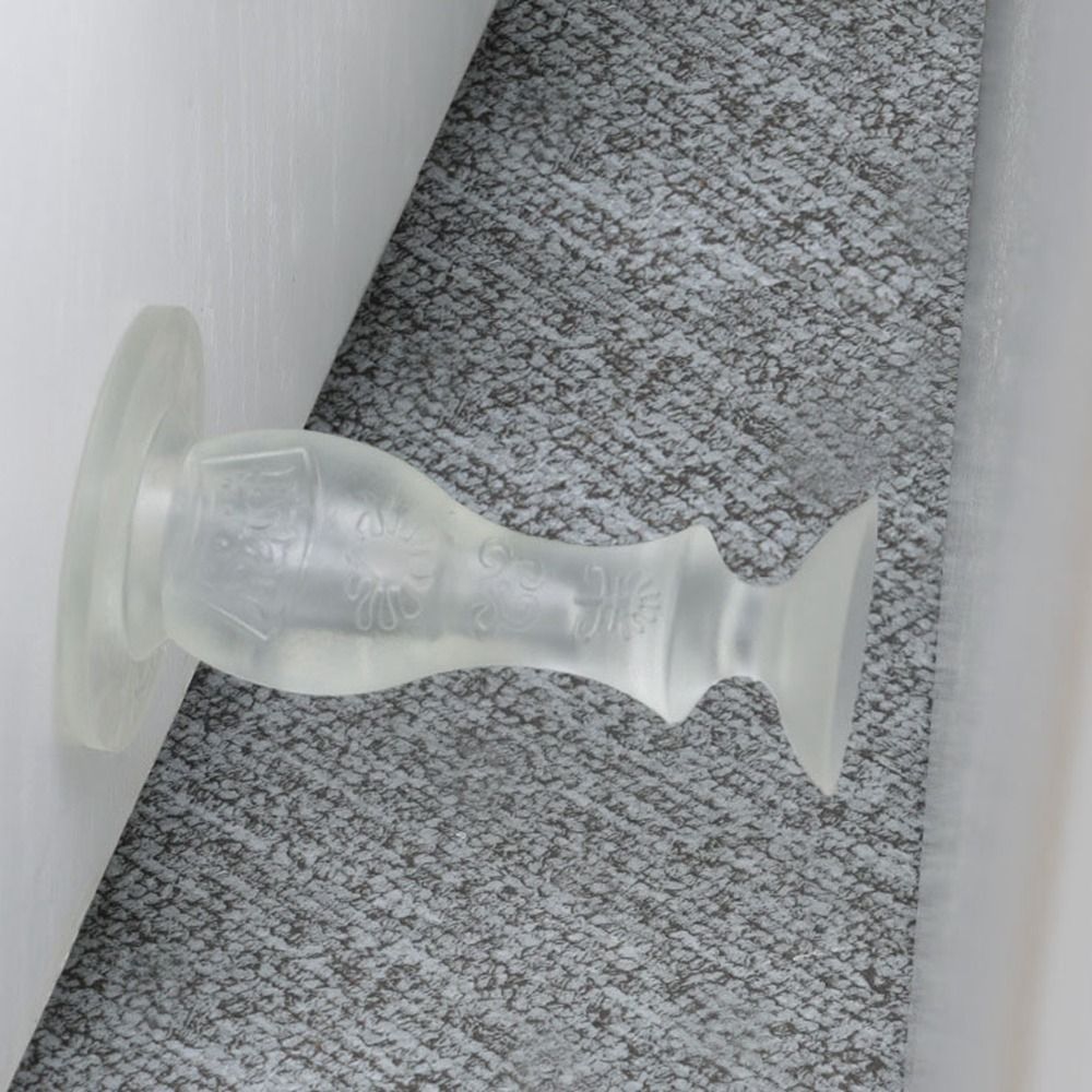 ที่กั้นประตูซิลิโคนใส ป้องกันผ - Door Stopper Rubber บทวิจารณ์และราคา