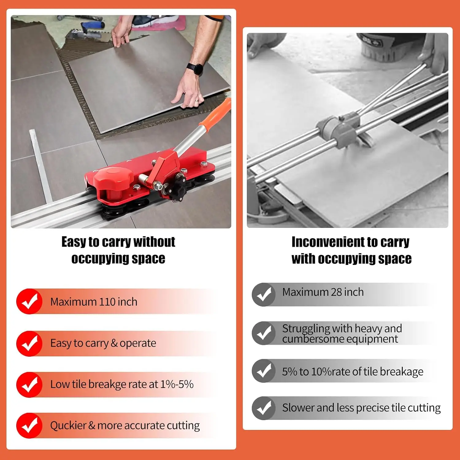 เครื่องตัดกระเบื้องขนาดใหญ่ 11 - Tile Cutter Scoring บทวิจารณ์และราคา