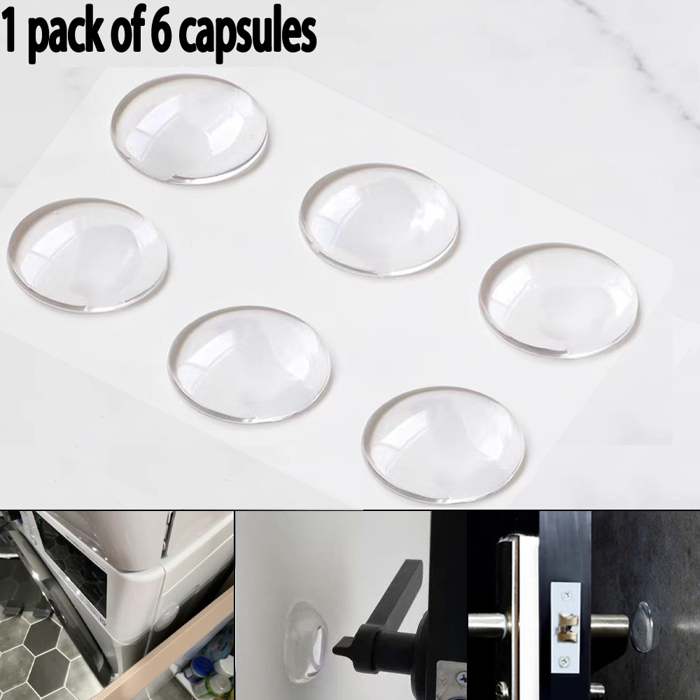 Silent Clear ซิลิโคนประตูแผ่นก - Door Stopper Rubber บทวิจารณ์และราคา