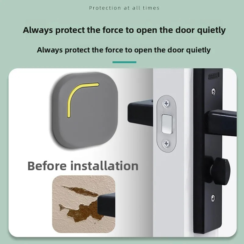 1/2 ชิ้น แผ่นกันกระแทกซิลิโคน  - Door Stopper Rubber บทวิจารณ์และราคา