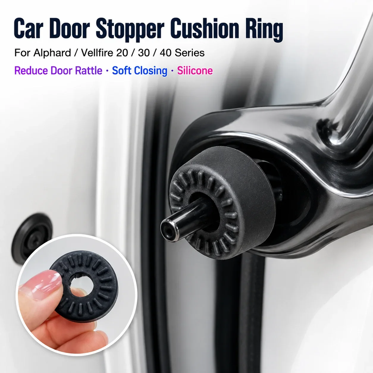 แหวนกันกระแทกประตูรถยนต์สำหรับ - Door Stopper Rubber บทวิจารณ์และราคา