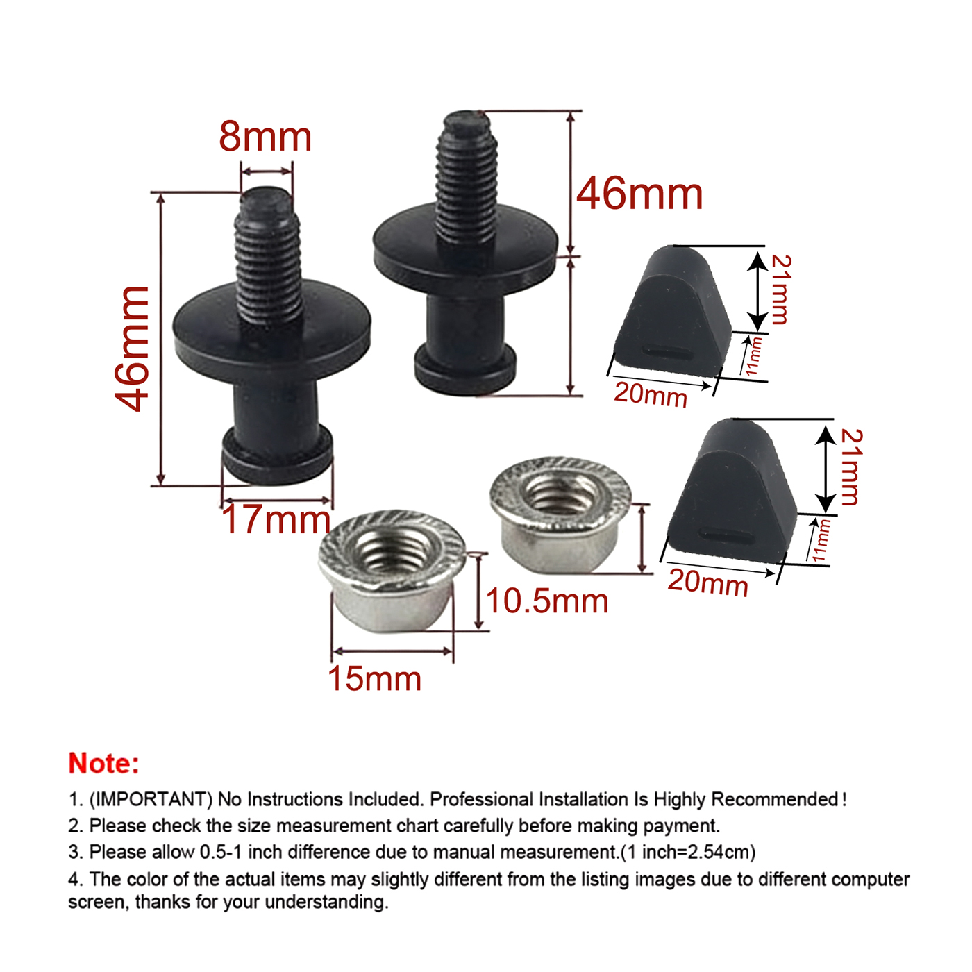 ชุดล็อคประตูท้ายรถยนต์ 2 ชิ้น  - Door Stopper Rubber บทวิจารณ์และราคา