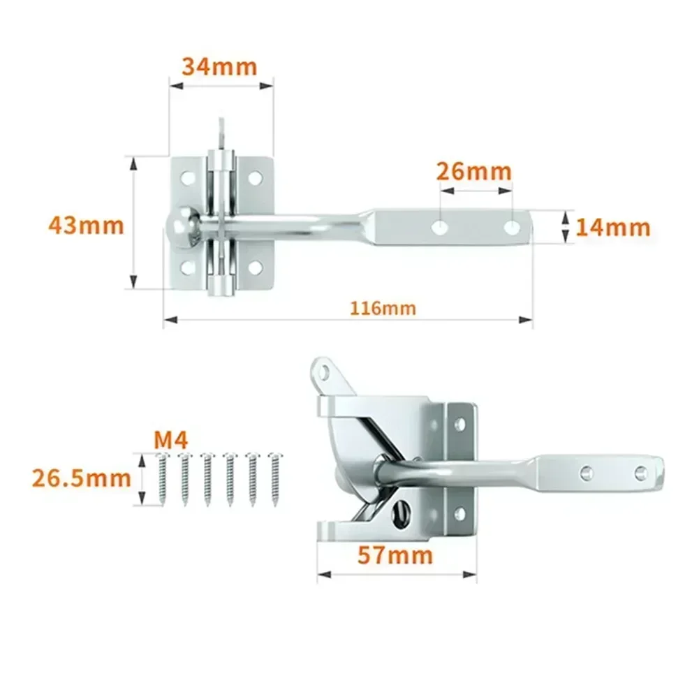 ตัวล็อคประตูรั้ว ตัวล็อคประตูร - Home Improvement Fence บทวิจารณ์และราคา