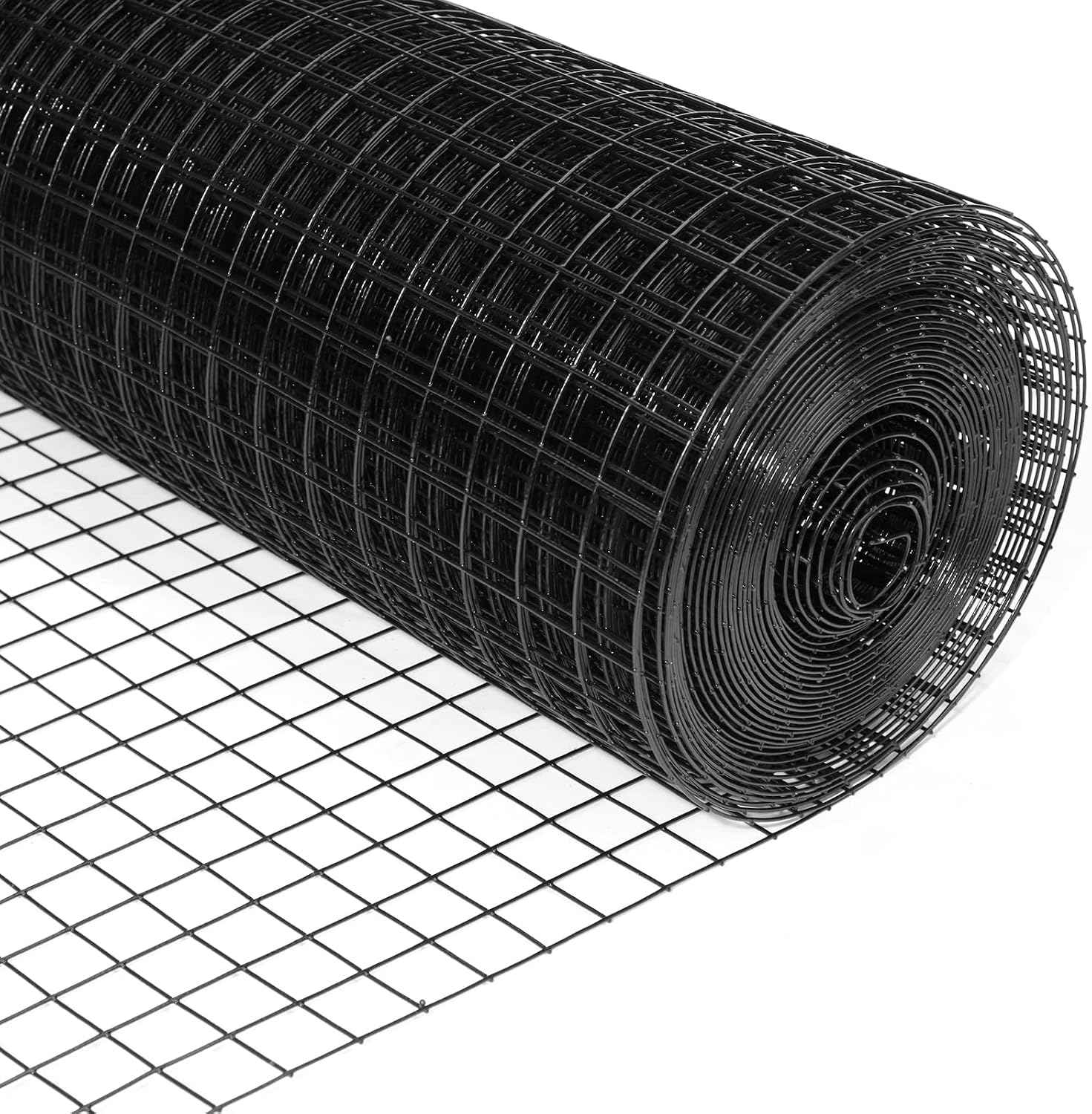 ตาข่ายลวดเชื่อมเคลือบไวนิลสีดำ - Home Improvement Fence บทวิจารณ์และราคา